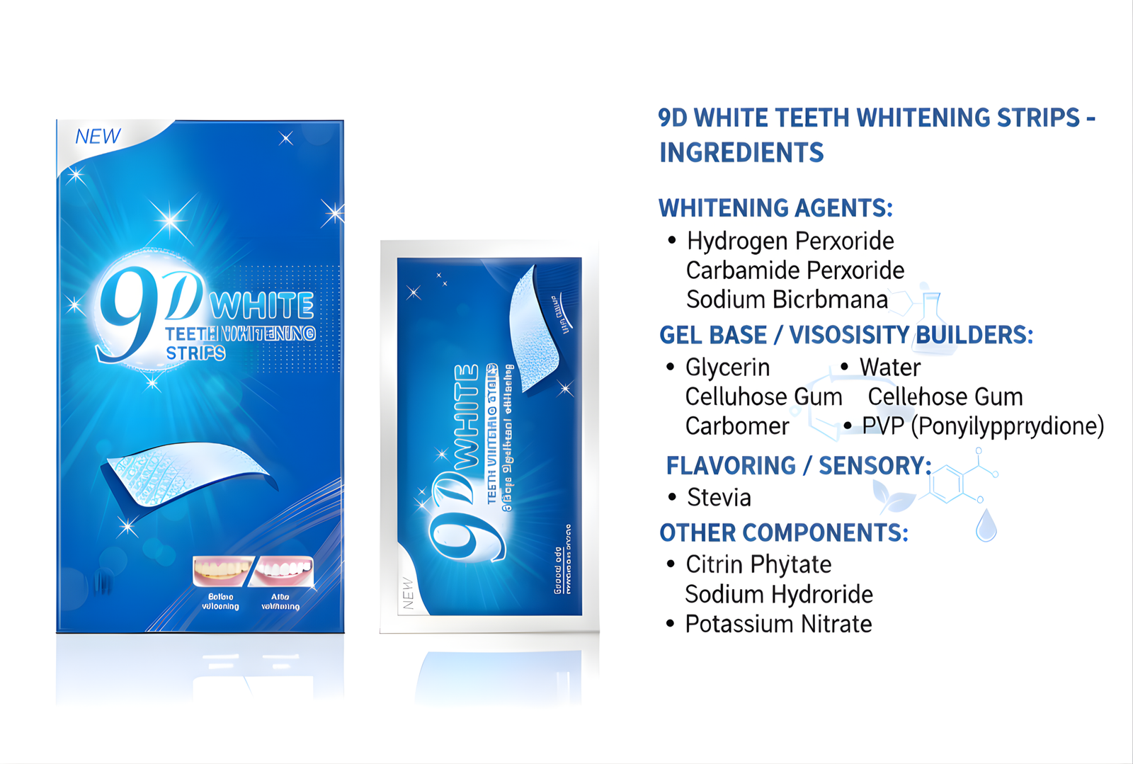 9D Whitening Ingredients